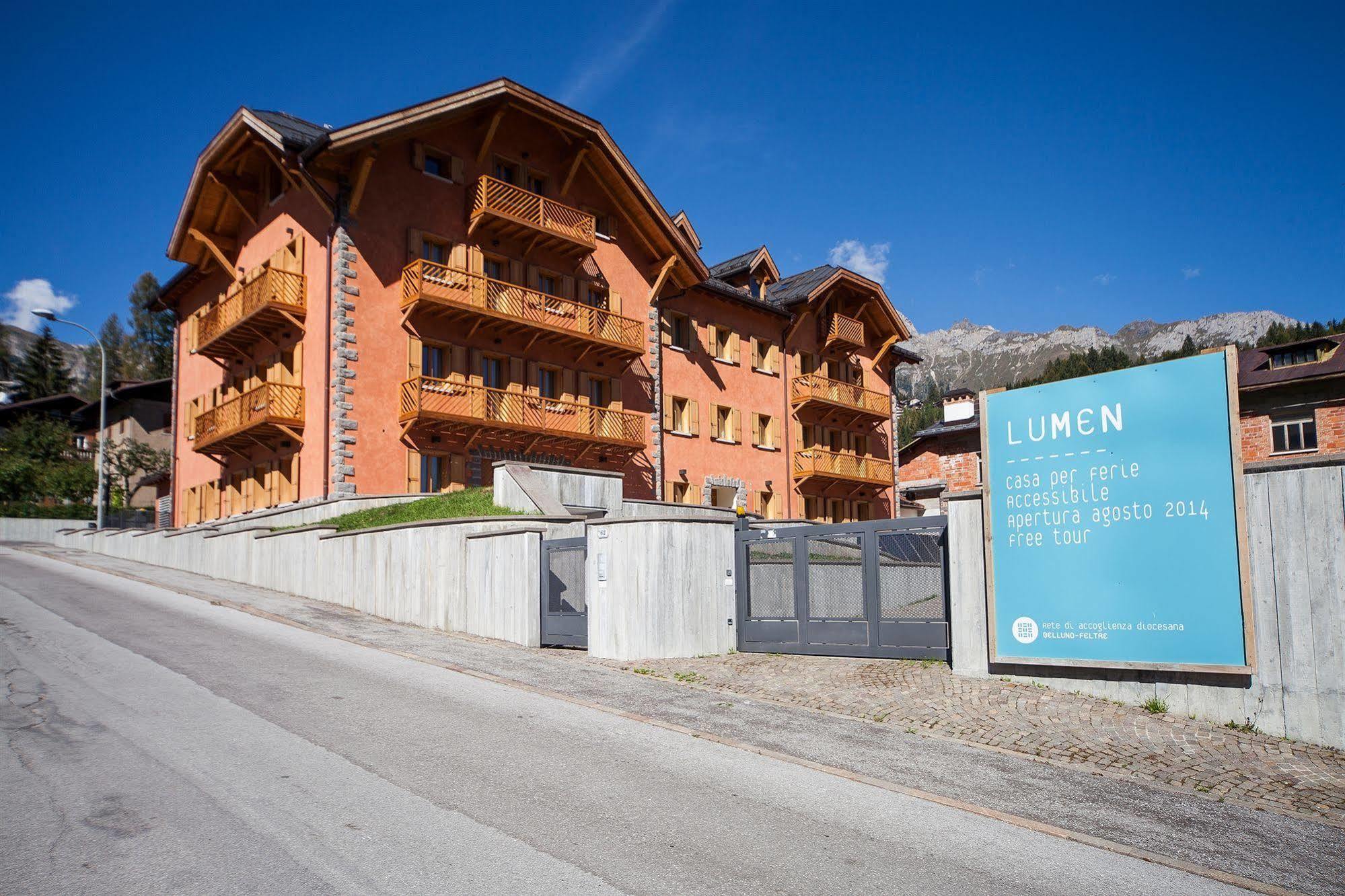 Lumen Hotel Falcade Eksteriør billede
